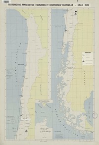 Terremotos, maremotos (tsunamis) y erupciones volcánicas siglo XVIII.