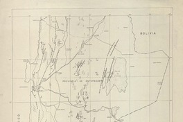Plano tectónico preliminar del Norte Grande de Chile