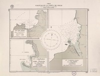 Caletas en la costa de Chile  [material cartográfico] por el Instituto Hidrográfico de la Armada de Chile.