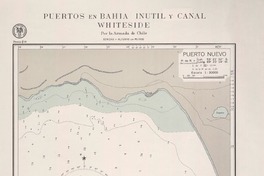 Puertos en bahía Inútil y canal Whiteside  [material cartográfico] por la Armada de Chile.