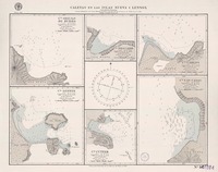 Caletas en las Islas Nueva y Lennox