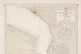 Puertos Natales y Bories  [material cartográfico] por el Instituto Hidrográfico de la Armada de Chile.