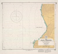 Caleta Camarones  [material cartográfico] por el Servicio Hidrográfico y Oceanográfico de la Armada de Chile.