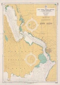 Canal Señoret, Esteros Eberhardt y Ultima Esperanza  [material cartográfico] por el Servicio Hidrográfico y Oceanográfico de la Armada de Chile.
