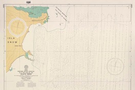 Territorio Chileno Antártico Islas Shetland del Sur, Caleta Snow [material cartográfico] : por el Servicio Hidrográfico y Oceanográfico de la Armada de Chile.