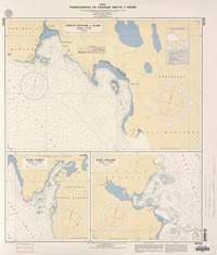 Chile, fondeaderos en el Canal Smyth y [Seno] Unión