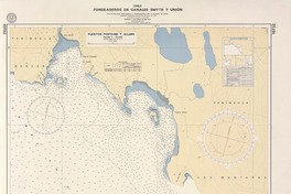 Chile, fondeaderos en el Canal Smyth y [Seno] Unión