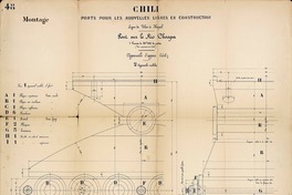 Chili ponts pour les nouvelles lignes en construction. Ligne de Vilos a Illapel. Pont sur le Rio Choapa.