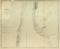 II carta que manifiesta el estado de la Hidrografía de Chile, en fines de Diciembre de 1877