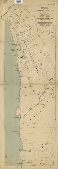 Plano de los ferrocarriles de Chile Ferrocarriles del Estado y ferrocarriles de propiedad particular.