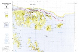 Puerto Williams 5445-6600: carta terrestre