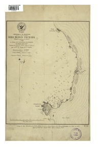 Rada Blanco Encalada Provincia de Atacama [material cartográfico] : Plano levantado de orden del Comandante del blindado "Blanco Encalada" Capitán de navío G. Señor Juan E. López, por el Tte. 2 Señor R.V. Cueto.