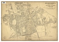 Plano jeneral de Santiago e inmediaciones