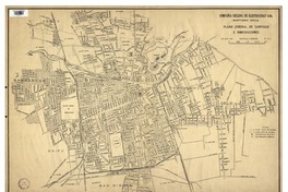 Plano jeneral de Santiago e inmediaciones