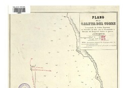 Plano de la Caleta del Cobre  [material cartográfico] levantado de Orden Suprema en diciembre de 1853, por el Comandante y Oficiales del Bergantín Goleta de Guerra Janequeo