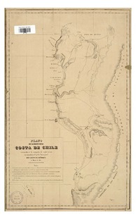 Plano de la parte costa de Chile