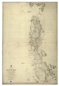 South America West coast- Sheet 2 Patagonia Magellan Strait to Gulf of Peñas