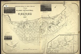 Plano catastral de Taltal, 1°. Zona