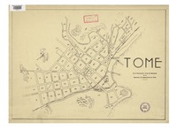 Tomé con la numeración oficial de manzanas [material cartográfico] : de la Asociación de Aseguradores de Chile