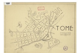 Tomé con la numeración oficial de manzanas [material cartográfico] : de la Asociación de Aseguradores de Chile