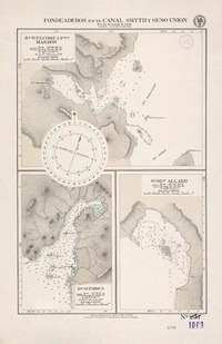 Fondeaderos en el Canal Smyth y Seno Unión