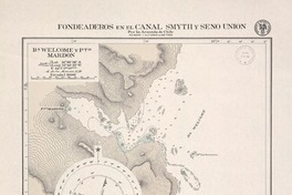 Fondeaderos en el Canal Smyth y Seno Unión