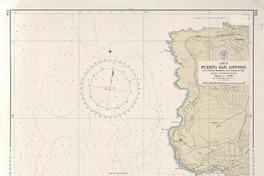 Puerto San Antonio  [material cartográfico] por el Instituto Hidrográfico de la Armada de Chile.