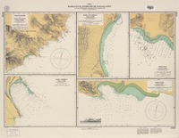 Bahias en el Estrecho de Magallanes  [material cartográfico] por el Servicio Hidrográfico y Oceanográfico de la Armada de Chile.