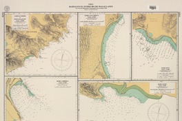 Bahias en el Estrecho de Magallanes  [material cartográfico] por el Servicio Hidrográfico y Oceanográfico de la Armada de Chile.