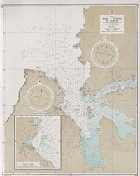 Bahía y puerto de Corral  [material cartográfico] por el Instituto Hidrográfico de la Armada de Chile.