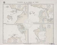 Puertos en la costa de Chile