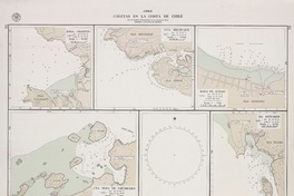 Caletas en la costa de Chile  [material cartográfico] por el Instituto Hidrográfico de la Armada de Chile.