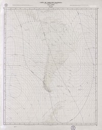 Carta de variación magnética, epoca 1985.0