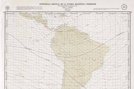 Intensidad vertical de la fuerza magnética terrestre, época 1975.0