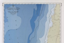 Delimitación de la plataforma y talud continental del mar chileno Puerto de Caldera a Bahía de Coquimbo
