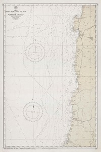 Bahía Mejillones del sur a Puerto de Caldera  [material cartográfico] por el Instituto Hidrográfico de la Armada de Chile.