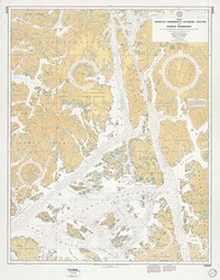 Canales Sarmiento, Esteban, Castro y García Dominguez  [material cartográfico] por el Servicio Hidrográfico y Oceanográfico de la Armada de Chile.