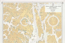 Canales Sarmiento, Esteban, Castro y García Dominguez  [material cartográfico] por el Servicio Hidrográfico y Oceanográfico de la Armada de Chile.