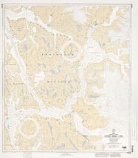 Canal Pitt, esteros Andrés y Peel  [material cartográfico] por el Servicio Hidrográfico y Oceanográfico de la Armada de Chile.