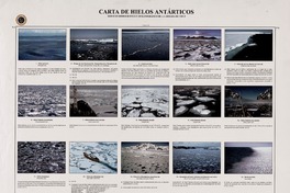 Carta de hielos antárticos
