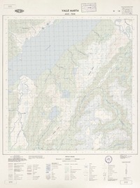 Valle Marta 4445 - 7240 [material cartográfico] : Instituto Geográfico Militar de Chile.
