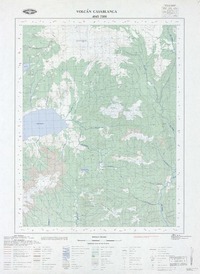 Volcán Casablanca 4045 - 7200 [material cartográfico] : Instituto Geográfico Militar de Chile.