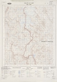 Volcán San José 3345 - 6945 [material cartográfico] : Instituto Geográfico Militar de Chile.