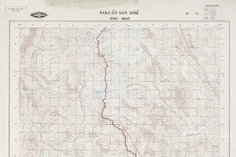 Volcán San José 3345 - 6945 [material cartográfico] : Instituto Geográfico Militar de Chile.