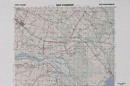 San Clemente 35°30' - 71°15' [material cartográfico] : Instituto Geográfico Militar de Chile.