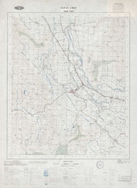 Santa Cruz 3430 - 7115 [material cartográfico] : Instituto Geográfico Militar de Chile.