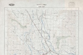 Santa Cruz 3430 - 7115 [material cartográfico] : Instituto Geográfico Militar de Chile.