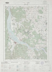 Santa Juana 3700 - 7245 [material cartográfico] : Instituto Geográfico Militar de Chile.