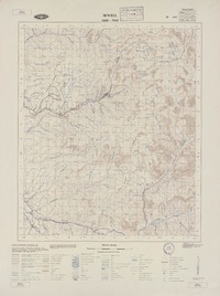 Sewell 3400 - 7015 [material cartográfico] : Instituto Geográfico Militar de Chile.