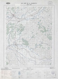 San José de la Mariquina 3930 - 7245 [material cartográfico] : Instituto Geográfico Militar de Chile.